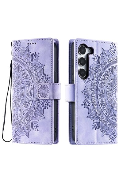 sscase Mandala Flower Θήκη Πορτοφόλι Purple (Samsung Galaxy S26 Plus 5G)