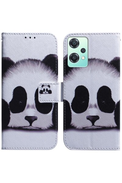 sscase Colored Drawing Θήκη Πορτοφόλι Panda (OnePlus Nord CE 2 Lite 5G)