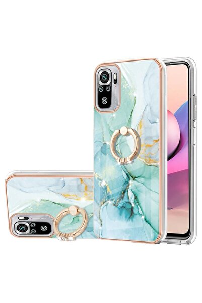 sscase Electroplating Σκληρή Θήκη με Δαχτυλίδι Green (Xiaomi Redmi Note 10/No...