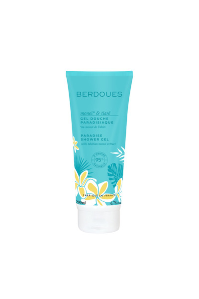 Parfums Berdoues Monoi & Tiare, Gel de duș hidratant, Pentru toate tipurile d...