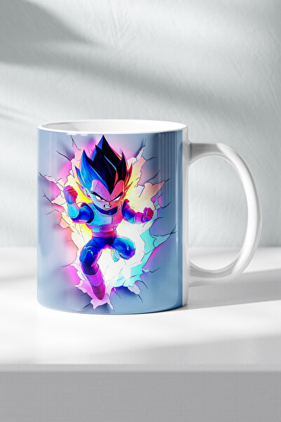 DekorHane Dragon Ball Anime Figured Porcelain, Son Goku Vegeta Themed, Gift T...