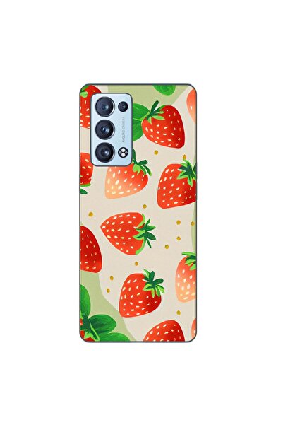 OEM Husa compatibila cu Oppo Reno6 Pro 5G Silicon Gel Tpu Model Capsuni Pattern