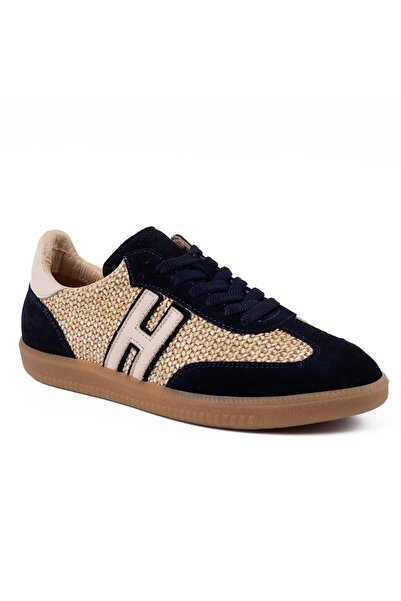 Beety 248 216 26YA Pantofi casual de damă, albastru marin, piele de căprioară