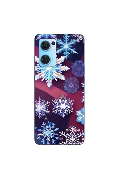 OEM Husa compatibila cu Oppo Reno7 5G Silicon Gel Tpu Model Fulgi de Gheata