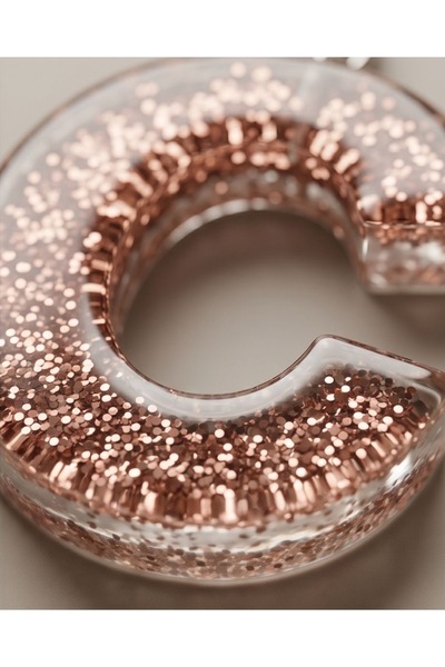 Luvia Accesories Keychain Letter C Epoxy Keychain