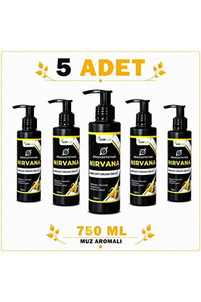 Muz Aromalı Kayganlaştırıcı Jel 5 Adet 750 ml – Lubricant Gel Krem