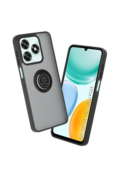 DAMUR Husă de protecție TPU cu inel pentru Honor X5c Plus, Inel magnetic, Pro...