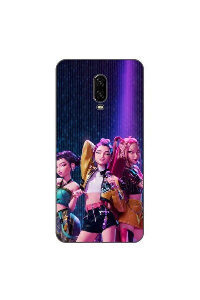 OEM Husa compatibila cu OnePlus 6T Silicon Gel Tpu Model KPop Demon Hunters R...