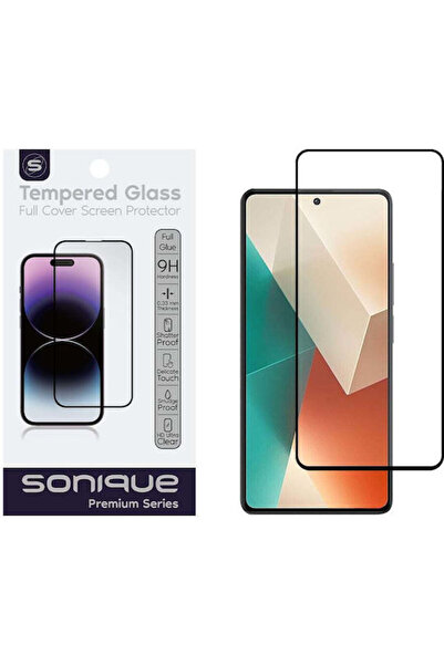 Other Sonique Hardy Glass 2.5D Full Glue Full Face Tempered Glass Black (Xiao...