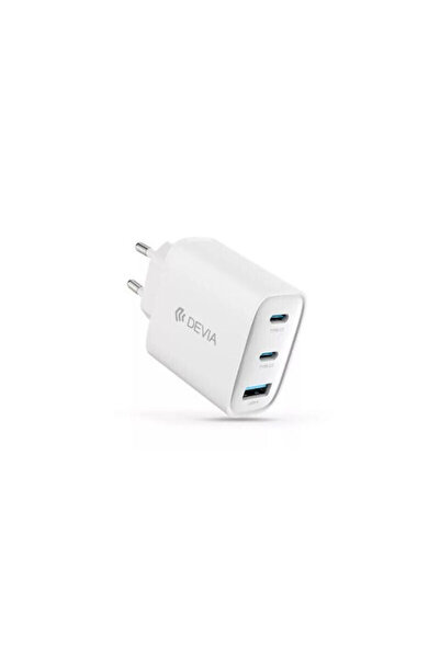 Devia Φορτιστής χωρίς καλώδιο GaN με θύρα USB-A και 2 θύρες USB-C, 65W Power ...