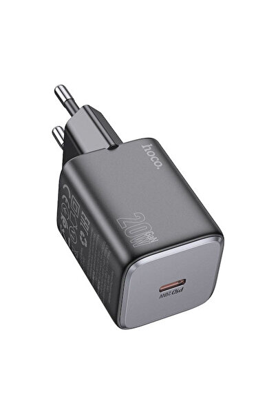 hoco. Φορτιστής Hoco Χωρίς Καλώδιο με Θύρα USB-C 20W Power Delivery Μαύρο (N40)