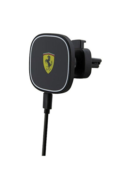 Ferrari Φορτιστής Magsafe 15W Γρήγορη Φόρτιση 3.0 Μαύρο