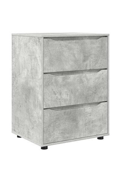 vidaxl Dulap de depozitare Gri din beton 60 x 48 x 81 cm Lemn compozit