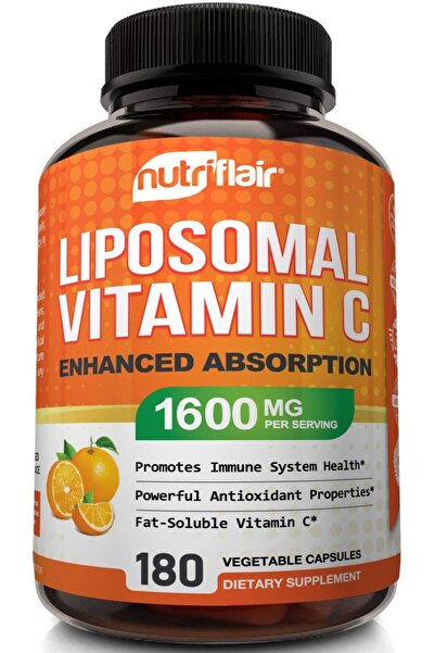 Nutriflair Vitamina C, NutriFlair, Liposomal, Absorbție rapidă, 180 capsule