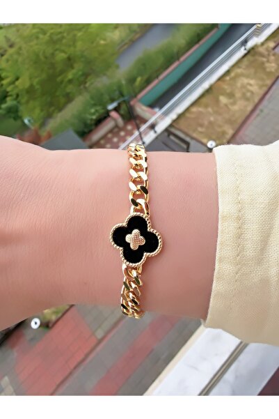 ECEMSEL Clover Steel Bracelet