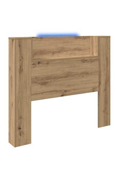 vidaxl Tăblie cap Stejar Artizanal 120 x 15 x 103,5 cm Lemn compozit