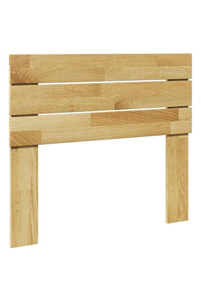 vidaxl 75 cm solid oak headboard