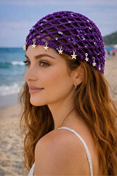 CiselToys Trend Plaj Örme Saç Aksesuarı File Bandana