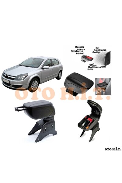 OTO H.İ.T. OPEL ASTRA H Uyumlu Kol Dayama Ve Kolçak Sürgülü Bardaklıklı Ayarl...