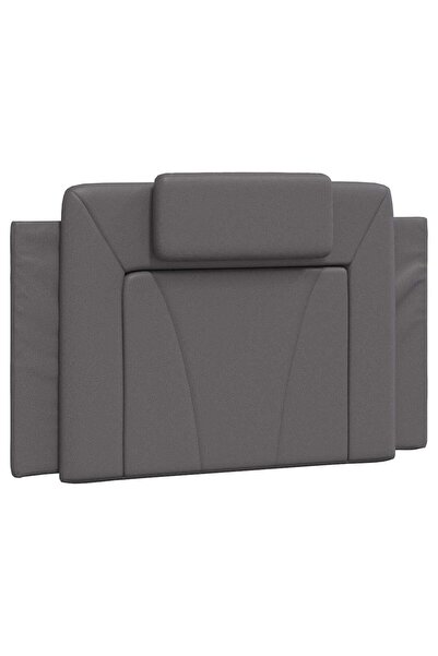 vidaxl Headboard Pillow , Viana, grey, 80 cm, artificial Leather