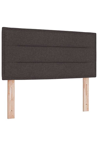 vidaxl Headboard Dark brown 80 cm fabric