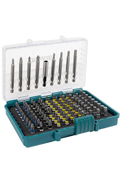 Makita P-81050 99-Piece 1/4" Screwdriver Bit Set, PH/PZ/Torx/HEX, Plastic Case