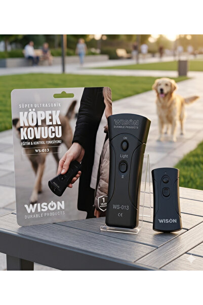 wison WS-013 Süper Ultrasonik Köpek Kovucu | Eğitim ve Kontrol Cihazı | LED I...