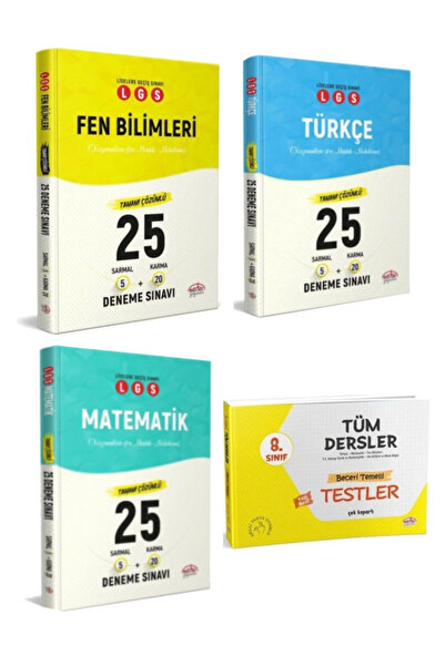 Editör Yayınevi 8.Sınıf Tüm Dersler Beceri Temelli Testler + Fen Bilimleri + ...
