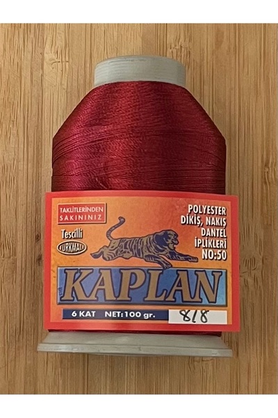 Öztürk Tuhafiye Kaplan 6 Ply 100 Gr Polyester Sewing, Embroidery, Lace Hand E...