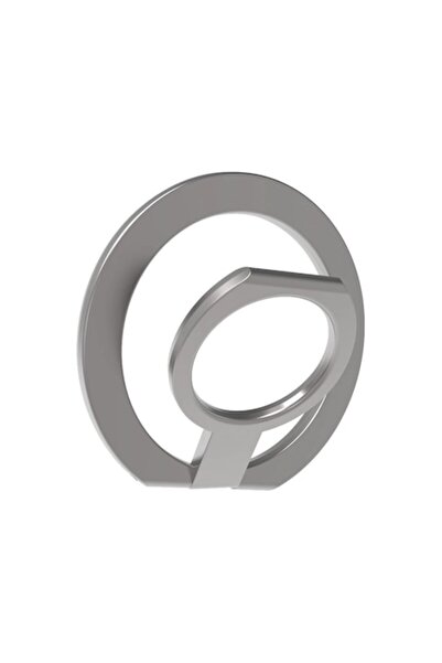 QDOS Magnetic Phone Ring Holder, MagSafe compatible, with stand - Titanium