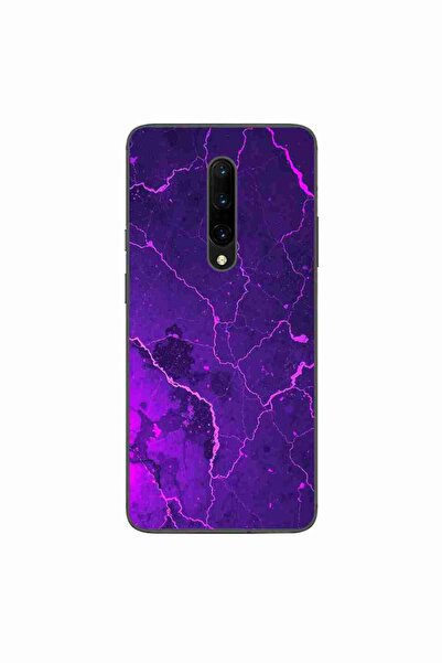 OEM Husa compatibila cu OnePlus 7 Pro Silicon Gel Tpu Model Ultraviolet Marbl...