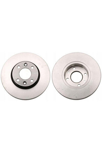 OEM Set 2 discuri de frana TRW, 22mm grosime, 4 gauri, negru, 258x43,9mm