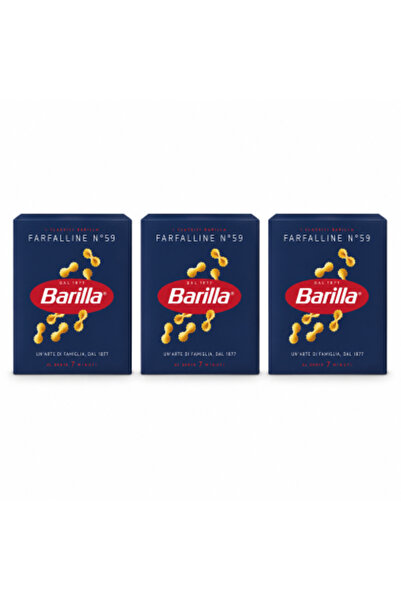 Barilla Set 3 x I Classici Farfalline N ° 59 Paste, 500 g, paste din semințe ...