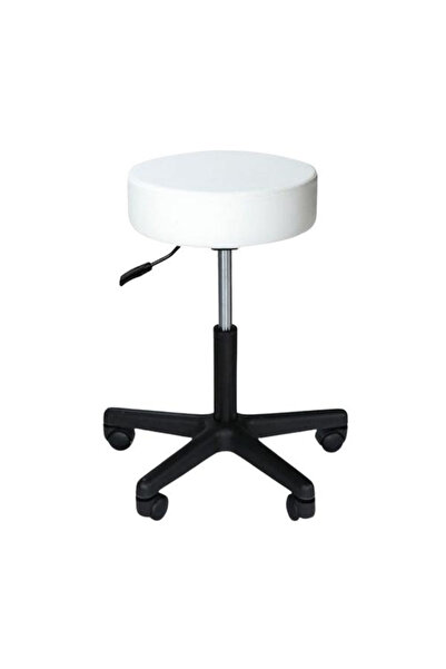 Beautyfor Scaun cu Roti pentru Salon MS02S - Master Chair, Alb, 1 buc