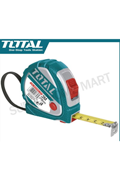 TOTAL - 3M X 16MM TAPE - 3 FUNCTION BUTTON