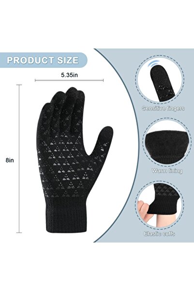 Other TTPOLONG USB Heated Gloves Knitting Heating Mittens with 3 Temperature ...