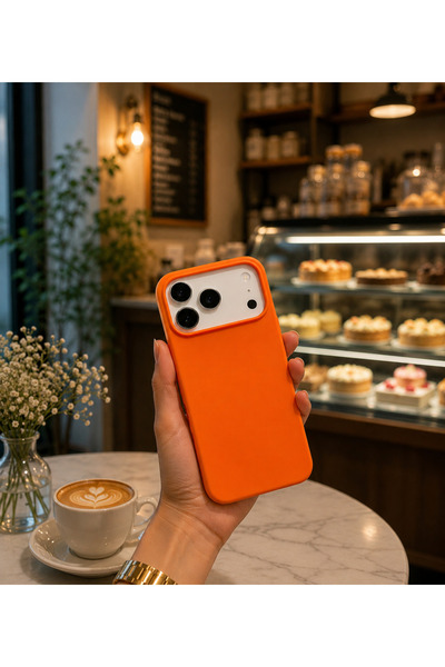 iPhone 17 Pro uyumlu kamera korumalı içi kadife soft silikon kılıf