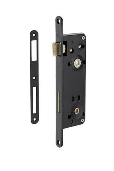 THIRARD Broască de ușă interioară, tip mortise, 40 x 90 mm, cu blocare, negru...