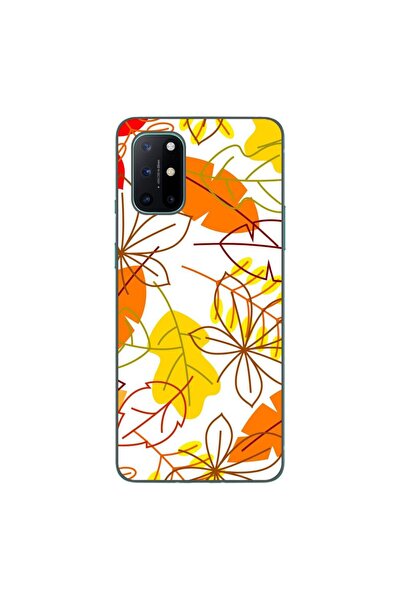 OEM Husa compatibila cu OnePlus 8T Silicon Gel Tpu Model Autumn Vivid Leaves