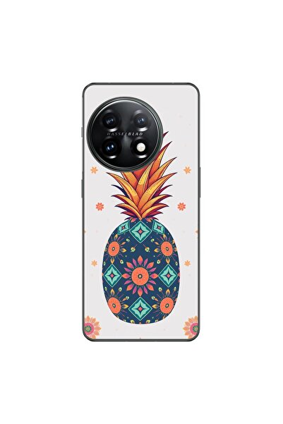 OEM Husa compatibila cu OnePlus 12 Silicon Gel Tpu Model Floral Pineapple