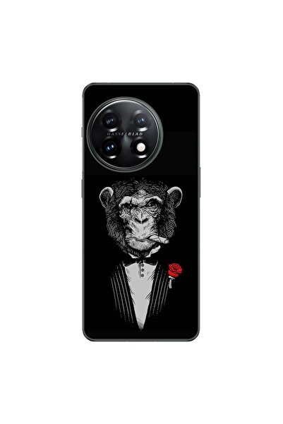 OEM Husa compatibila cu OnePlus 11 Silicon Gel Tpu Model Cigar Monkey