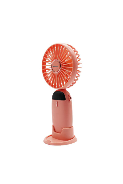 Primo Ανεμιστήρας Mini PRMF-80694 3.5'' 9cm Ροζ Επαναφορτιζόμενος