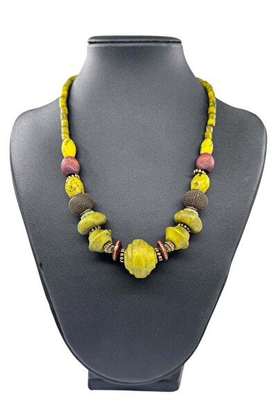 Bozhi Necklace Glass Beads Elegant Gift