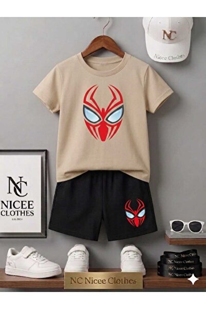 NC Nicee Clothes Tricou și pantaloni scurți de vară pentru copii, unisex (imp...