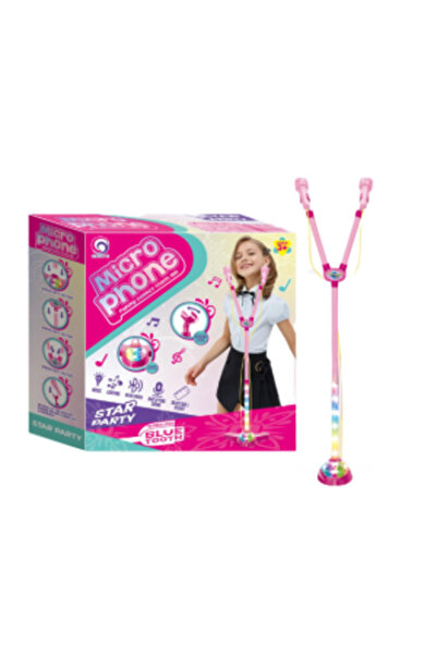 PlayFun "Star Party" Wireless Karaoke Microphone Top Bottom Set for Kids, Dou...