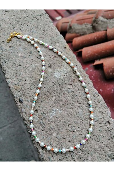 Bozhi Necklace Glass Beads Business Woman Style