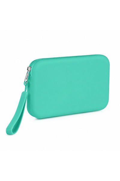 OEM Silicone eyeshadow case with zipper