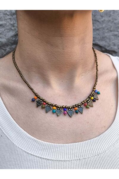 Bozhi Necklace Glass Beads Luminous Style