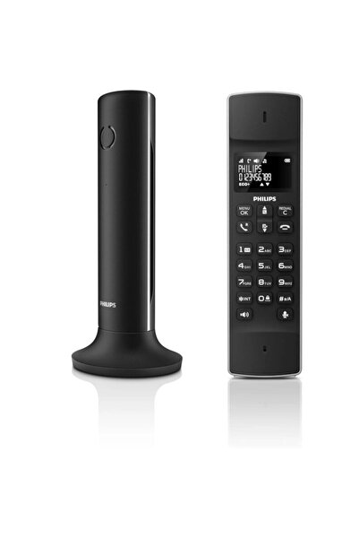 Philips M4501B/GRS Black (Ελληνικό Μενού) Ασύρματο τηλέφωνο με ανοιχτή ακρόασ...