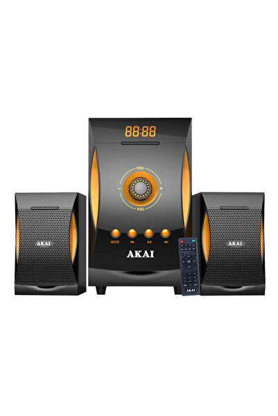 AKAI SS032A-3515 – Ηχοσύστημα 2.1 Καναλιών με Subwoofer, Bluetooth, FM & USB/...